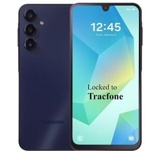 Tracfone Samsung Galaxy A16 5G 128GB+4GB 6.5" Locked Smartphone - Awesome Black